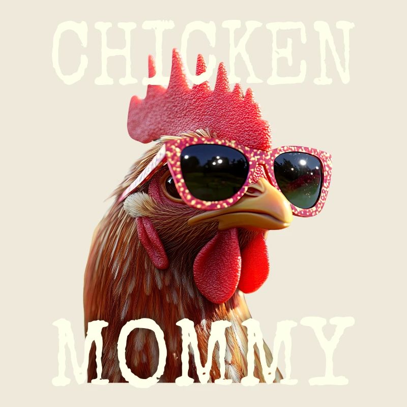 Chicken Mommy Huhn Mom Bäuerin Muttertag Hühner
