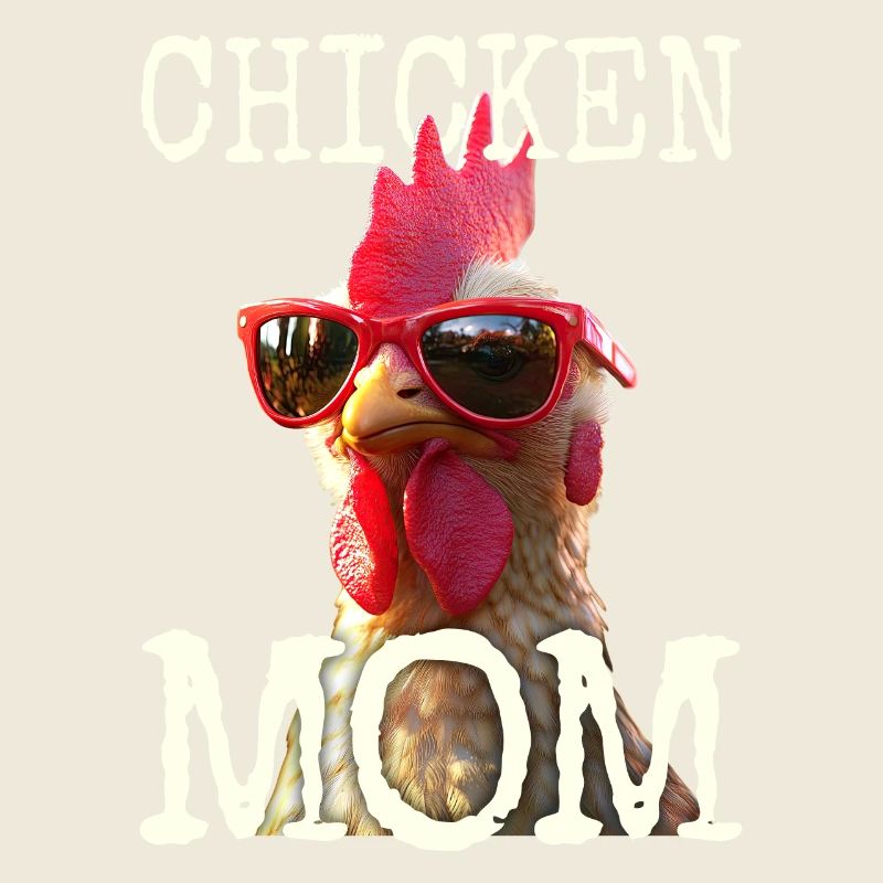 Chicken Mom Huhn Mama Bäuerin Muttertag Hühner