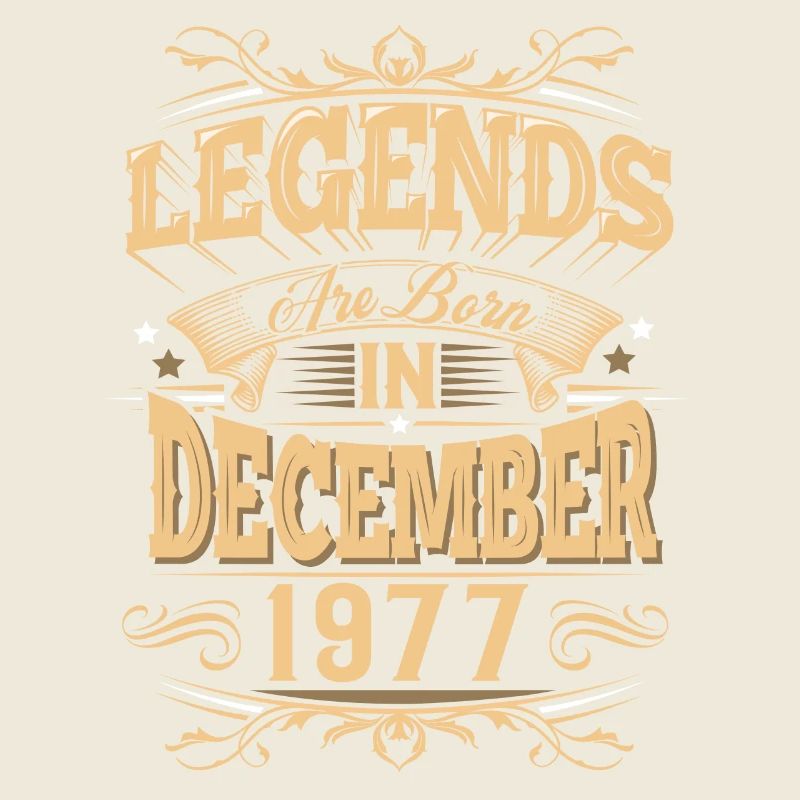 December 1977 Birthday Legend