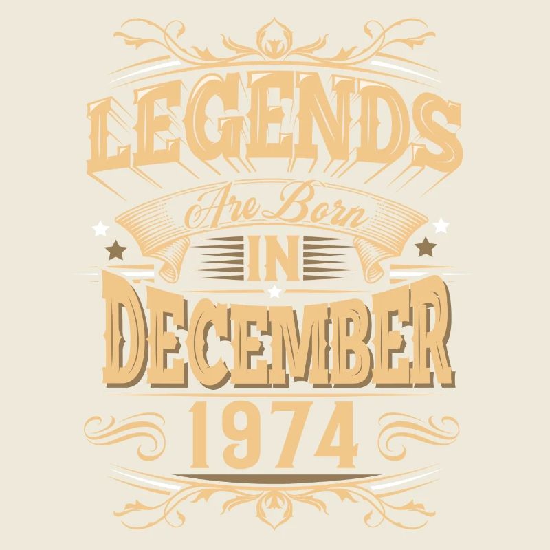 December 1974 Birthday Legend