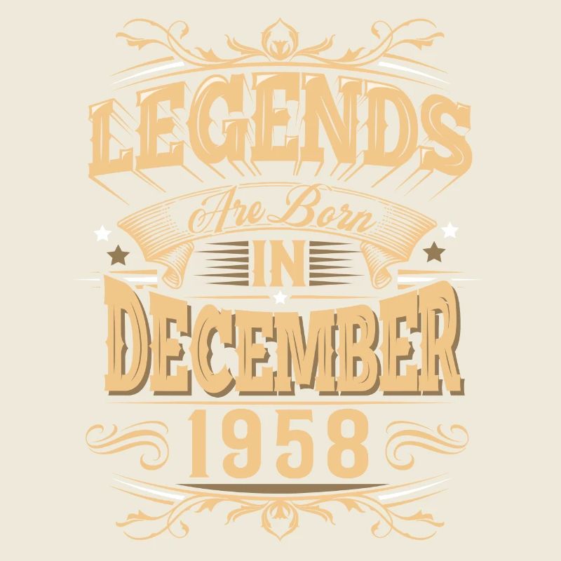 December 1958 Birthday Legend