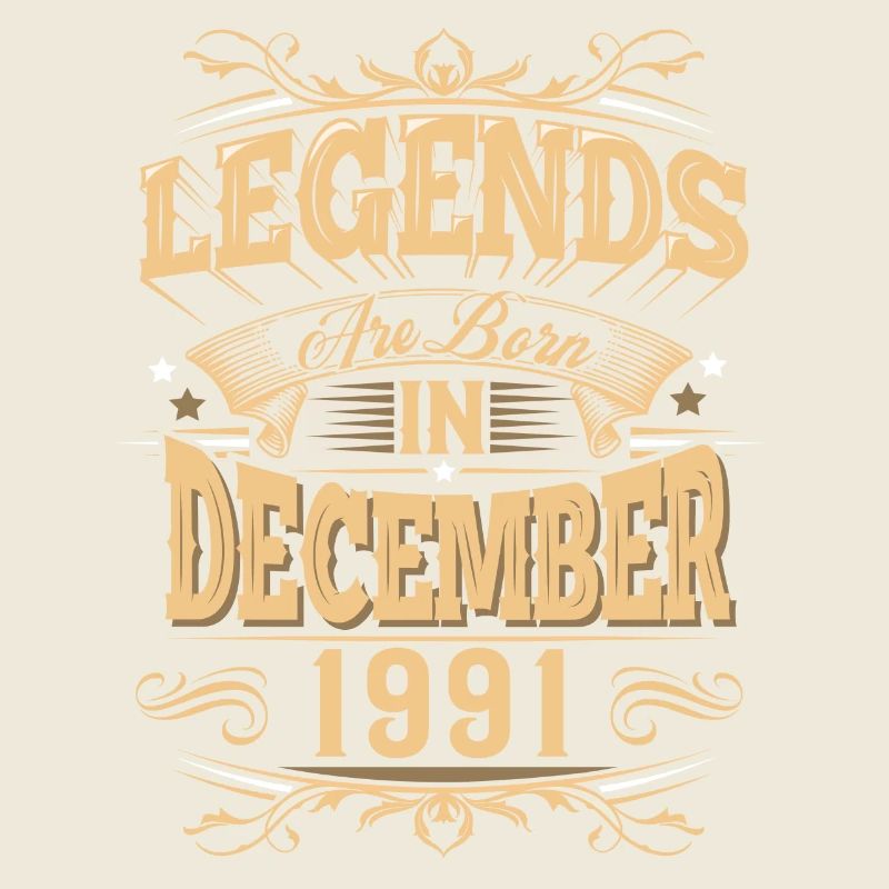 Légende de l’anniversaire de décembre 1991