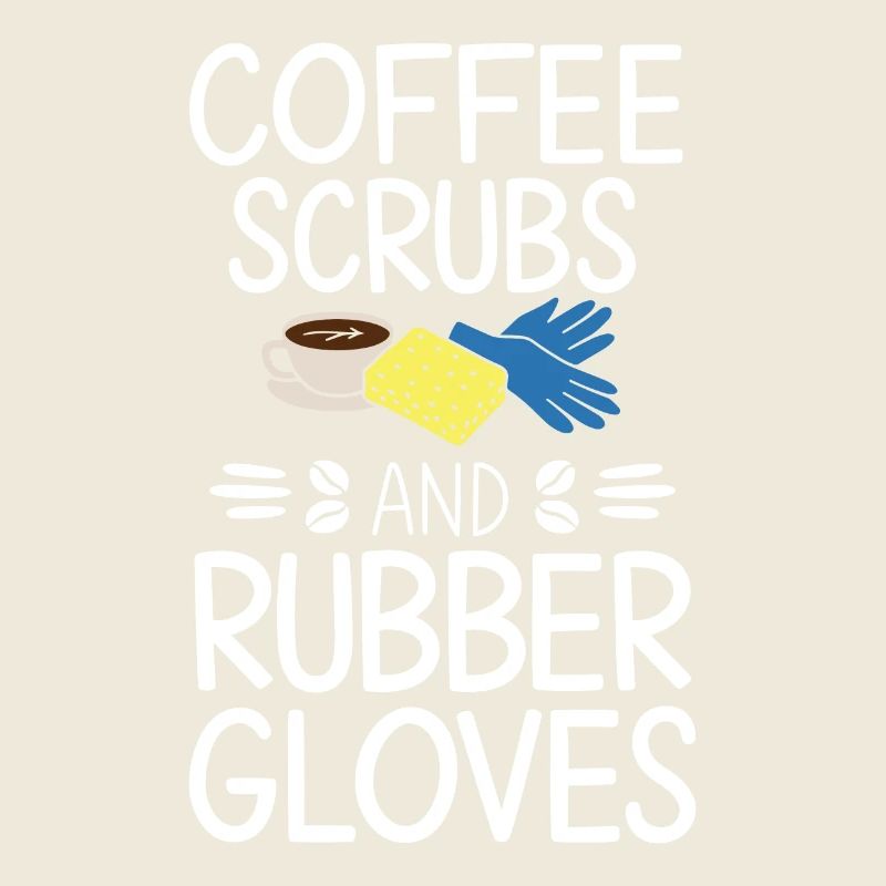 Kaffee-Peelings Und Gummihandschuhe Krankenschwestern