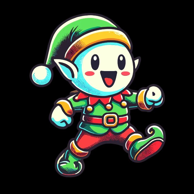 Merry Christmas gnome for festive mood