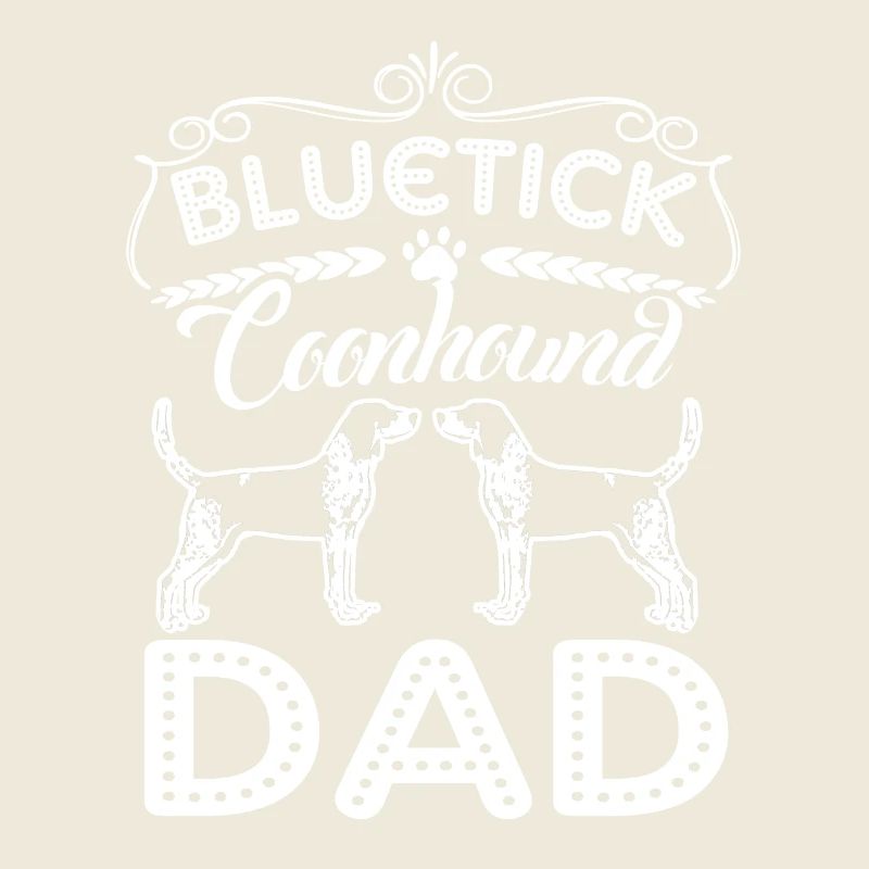 Bluetick Coonhound Dad