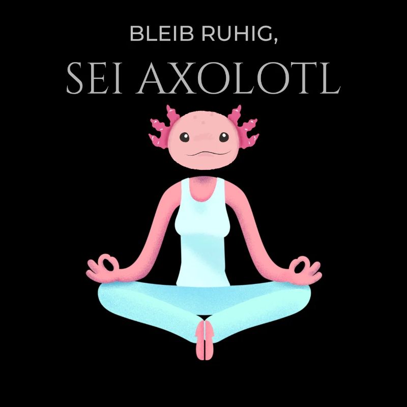 Bleib ruhig, sei Axolotl