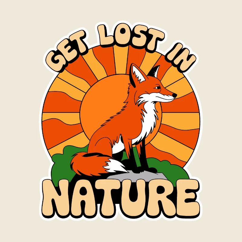 Get lost in Nature Nature Fox Forest Hiking Sun