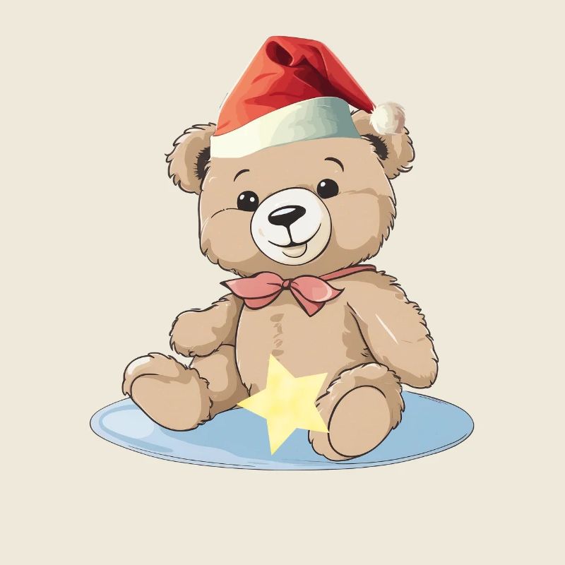 Nikolaus Weihnachtsmann Teddy Teddybär Bär Kinder