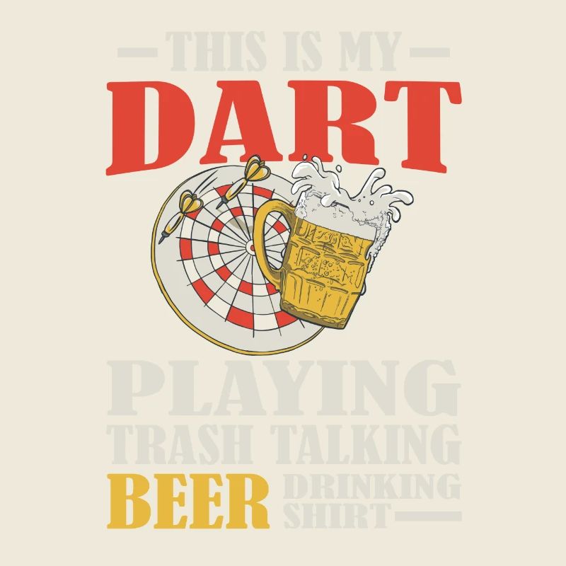 Darts Play Trash Talk Beer Drinking