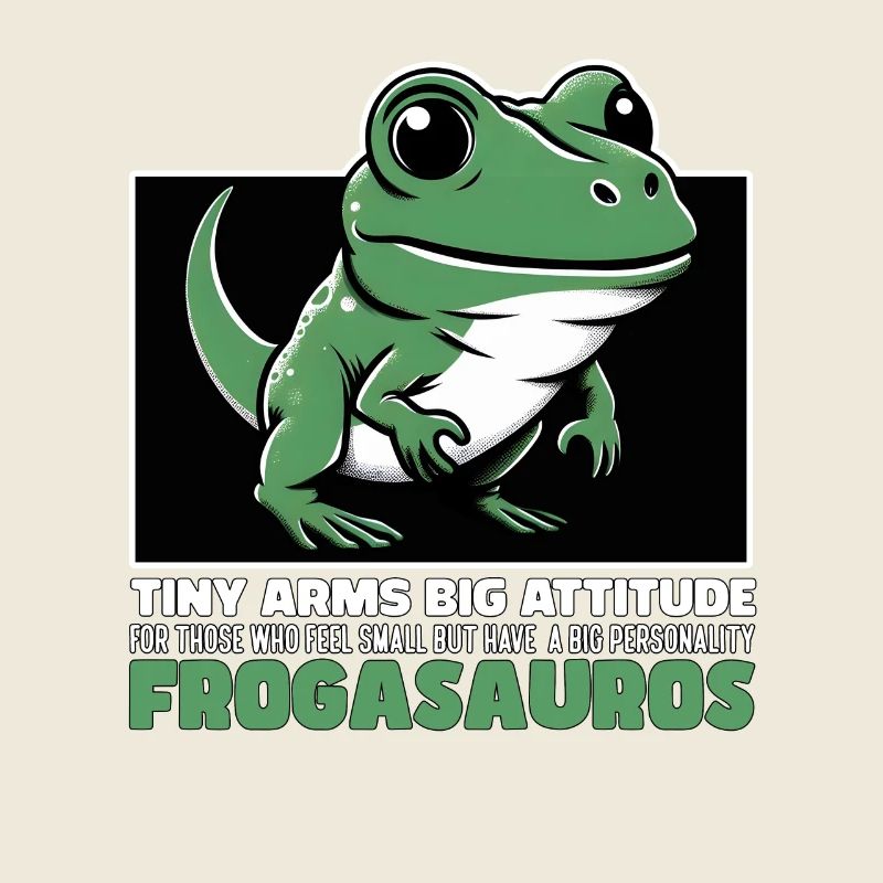 TINY ARMS BIG ATTITUDE - FROGASAURUS
