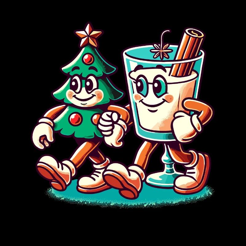 Joyeux Noël Style Rétro