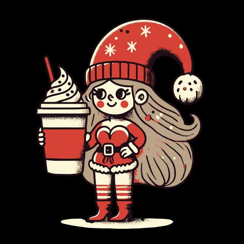 Christmas Coffee Lover Gnome