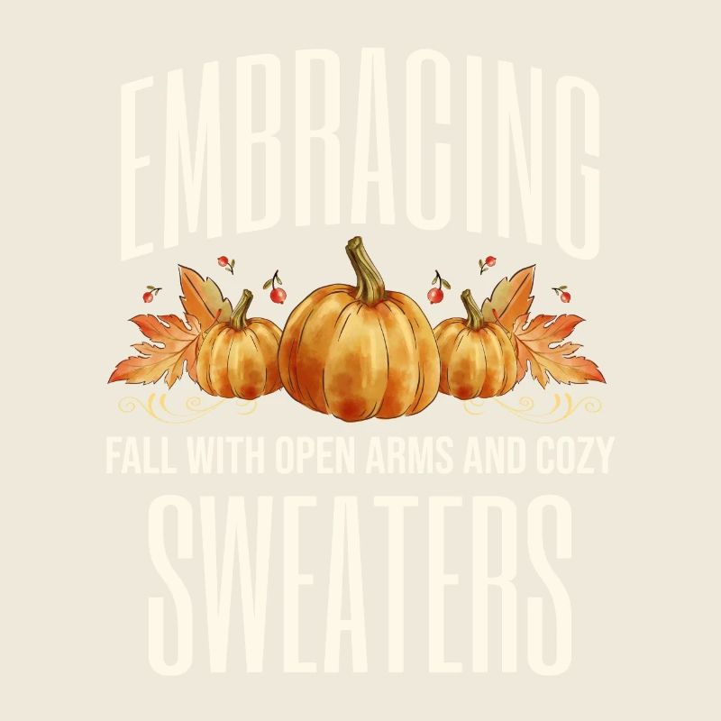 Hugging the fall with open arms cozy