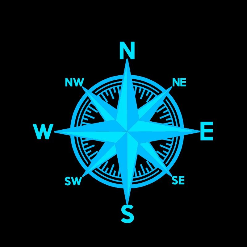 Windrose maritim Kompass Seemann Seefahrer