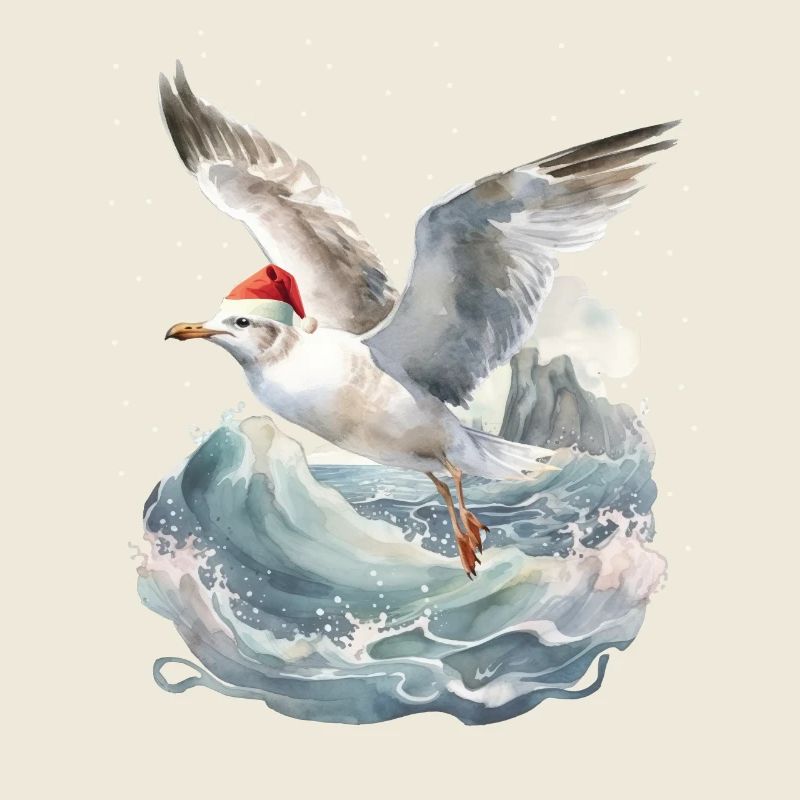 Möwe Winter Weihnachten Christmas Xmas maritim