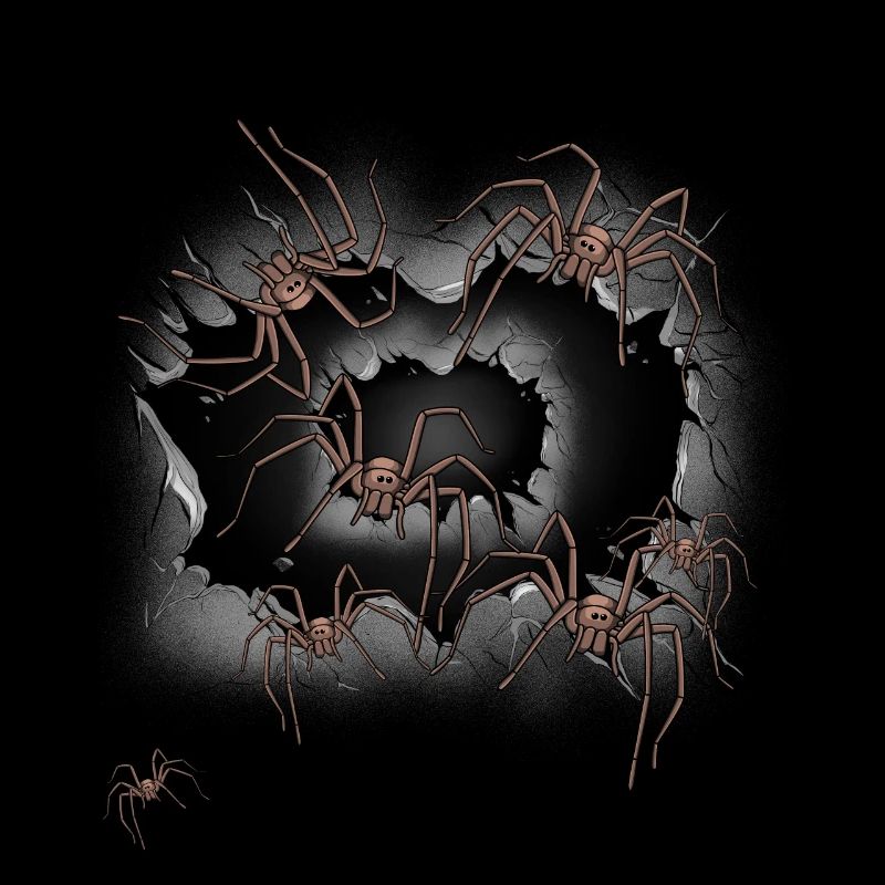 Halloween Spiders Spider Spiders Phobia Panic