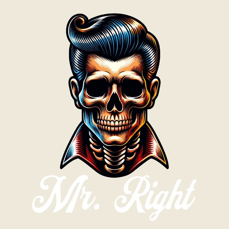 M. Right Partner Crâne Rétro