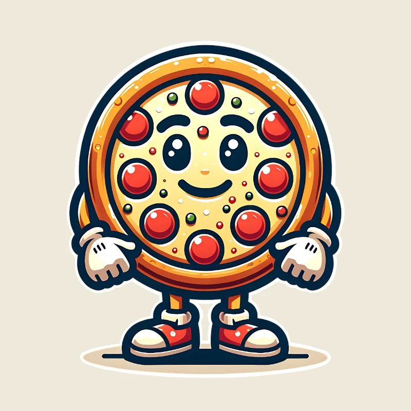 Pizza Maskottchen