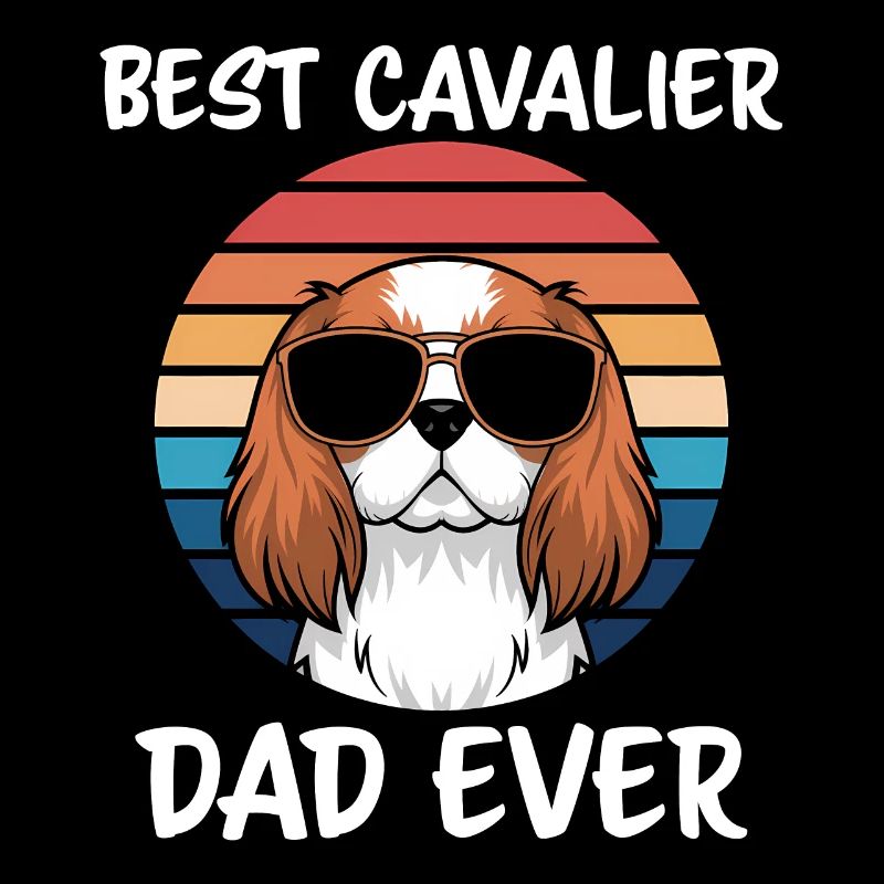 Cavalier King Charles Spaniel Disant Papa Cadeau