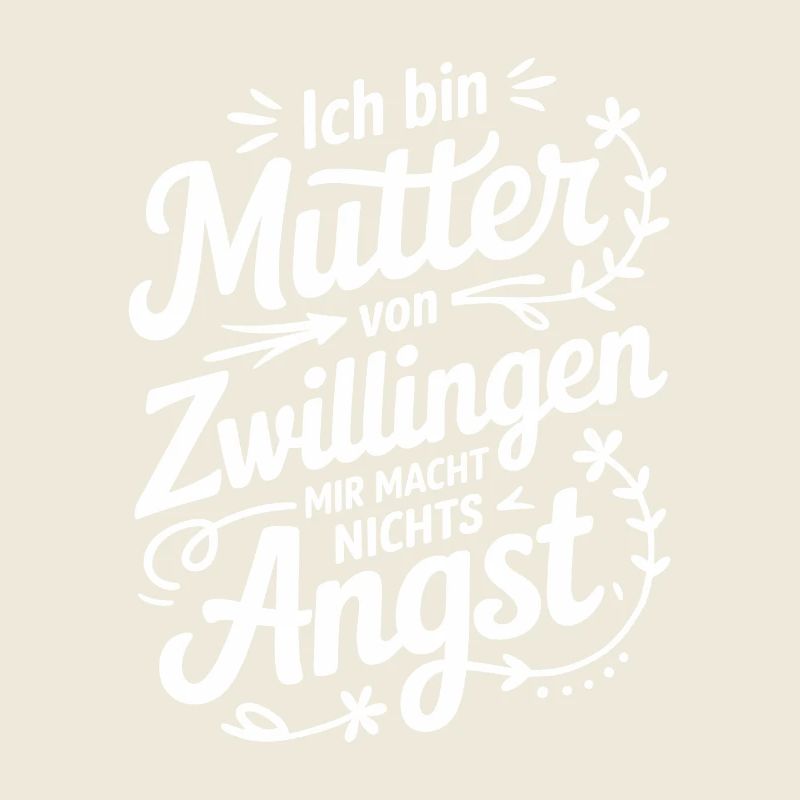 Zwillingsmama Zwillings Mutter Mama von Zwillingen