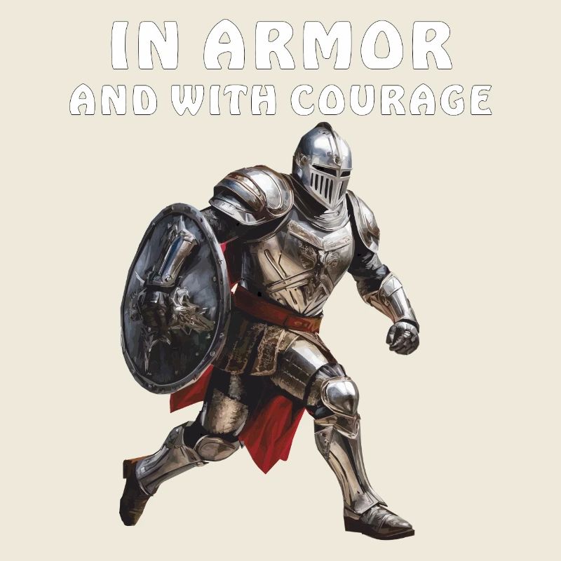 EN ARMURE ET AVEC COURAGE