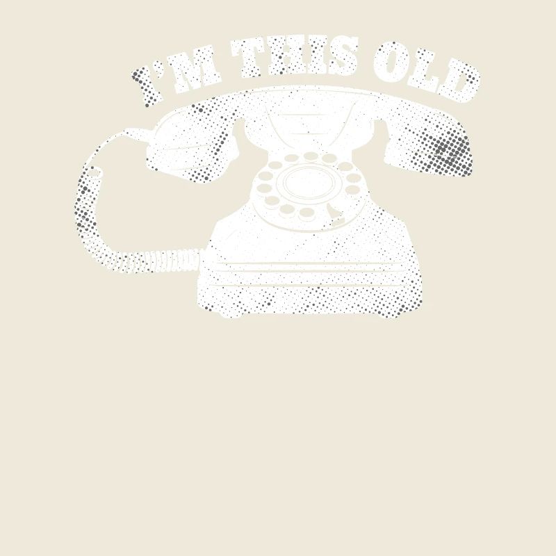 Ich Bin So Alt Telefon Retro Nostalgie Humor