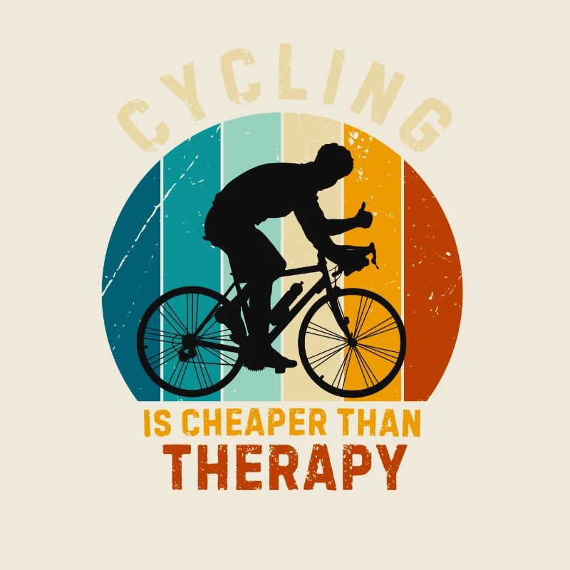 Le cyclisme est moins cher que Therapy.Maillot de cyclisme