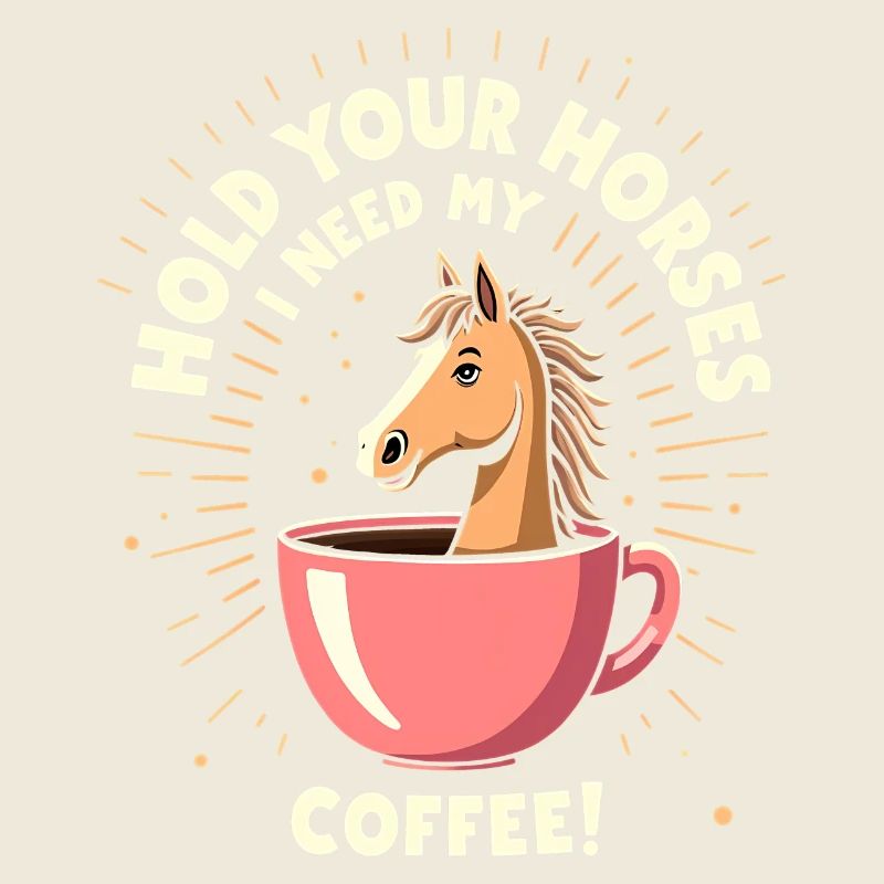 Halt die Pferde - Ich brauch Kaffee