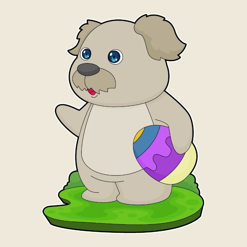 Hund Ostern Osterei