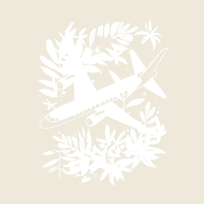 Airplane Comic Style