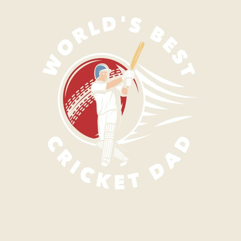 Bester Cricketspieler Papa Design