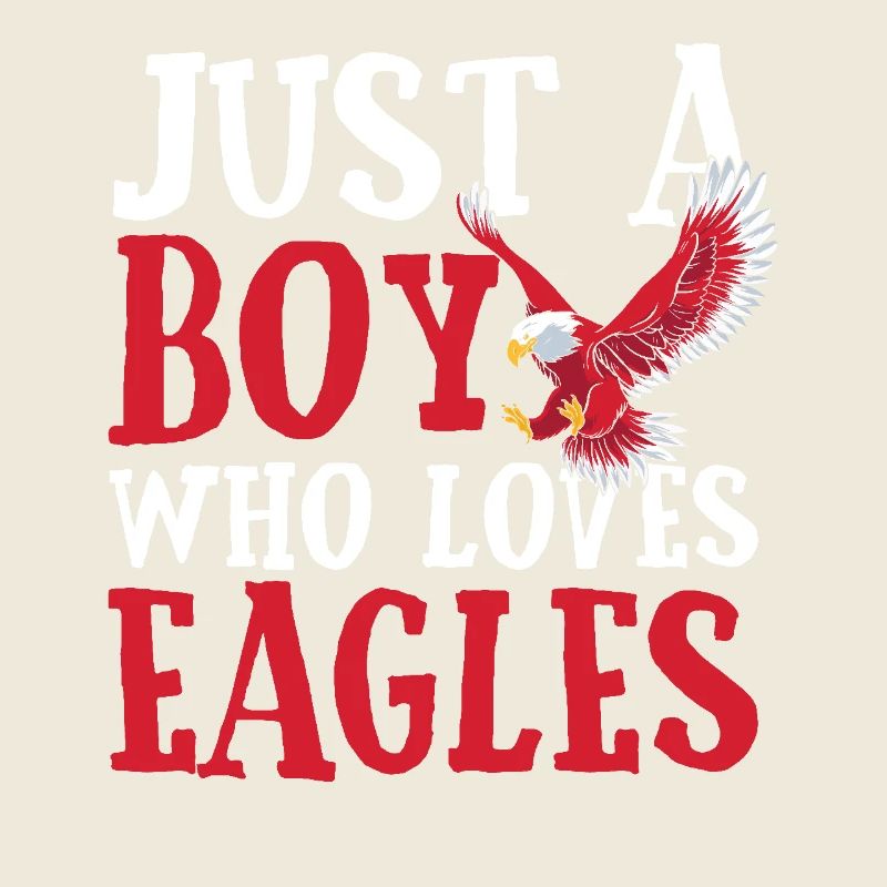 Nur ein Junge, der Adler liebt