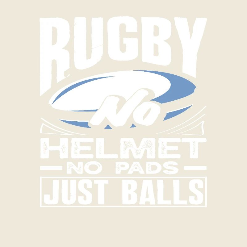 Rugby Spieler Kein Helm Nur Mut