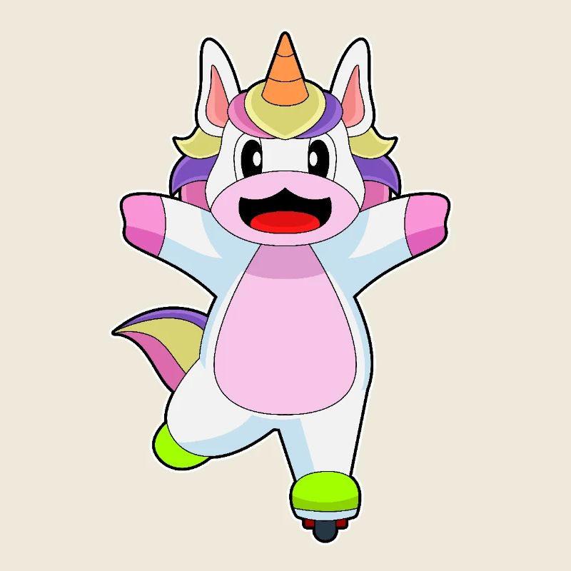 Einhorn Inline skating Rollschuhe