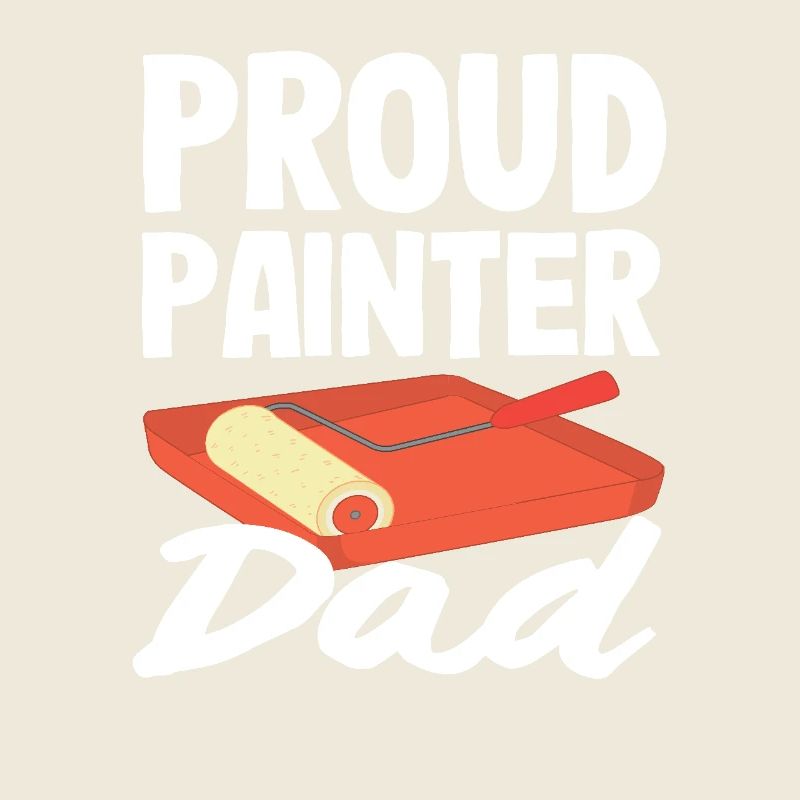 Proud painter dad