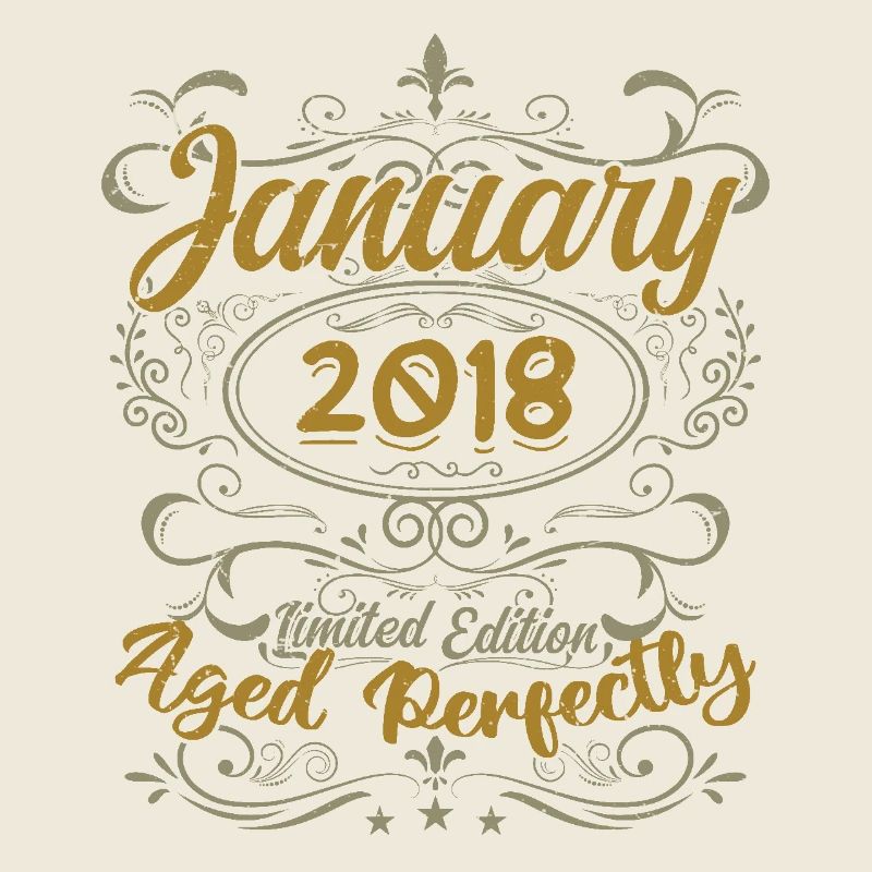 January Birthday Gift Born In January 2018