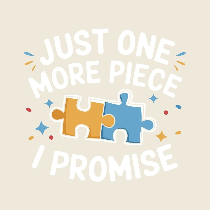 Nur noch ein Teil, ich verspreche ein lustiges Puzzle