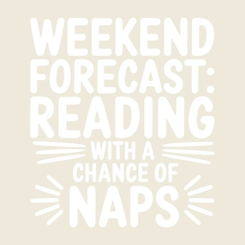 Wochenendvorhersage-Lesung mit der Möglichkeit eines Nickerchens