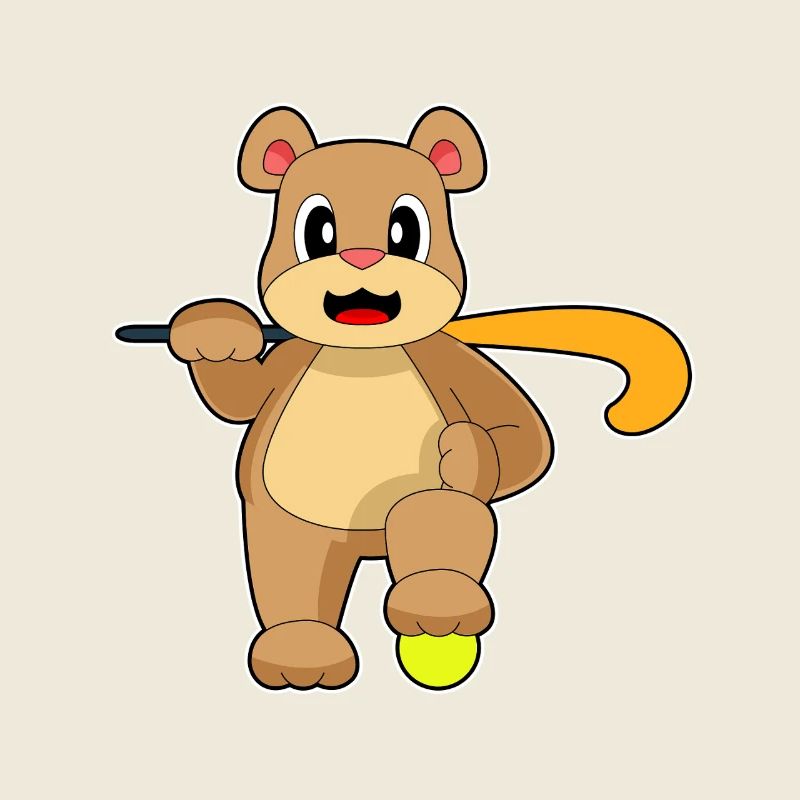 Bear Bâton de hockey sur gazon