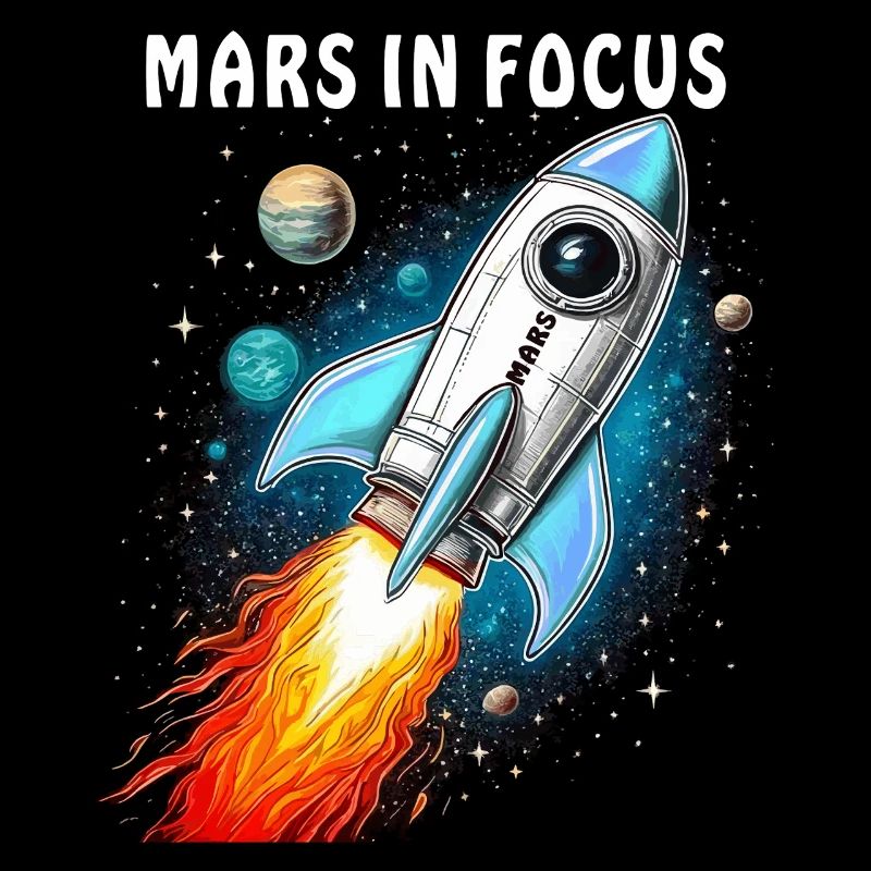 FUSÉE MARS EN LIGNE DE MIRE