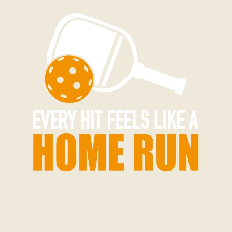 Pickleball Spruch: Every Hit Feels Like Home Run