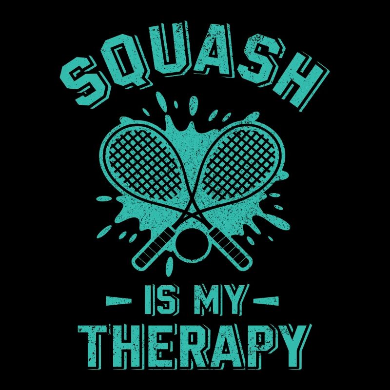 Squash is my Therapy Funny Squash Player