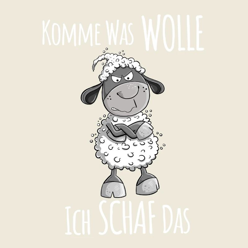 Komme Was Wolle Ich Schaf Das Schaf