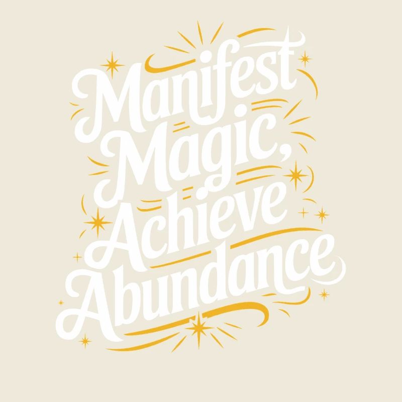 Manifest Magic Atteindre l’abondance Citation