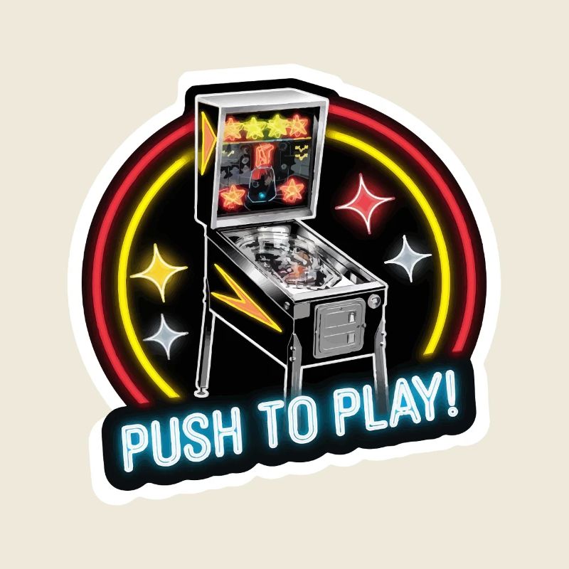 PINBALL, PUSH TO PLAY