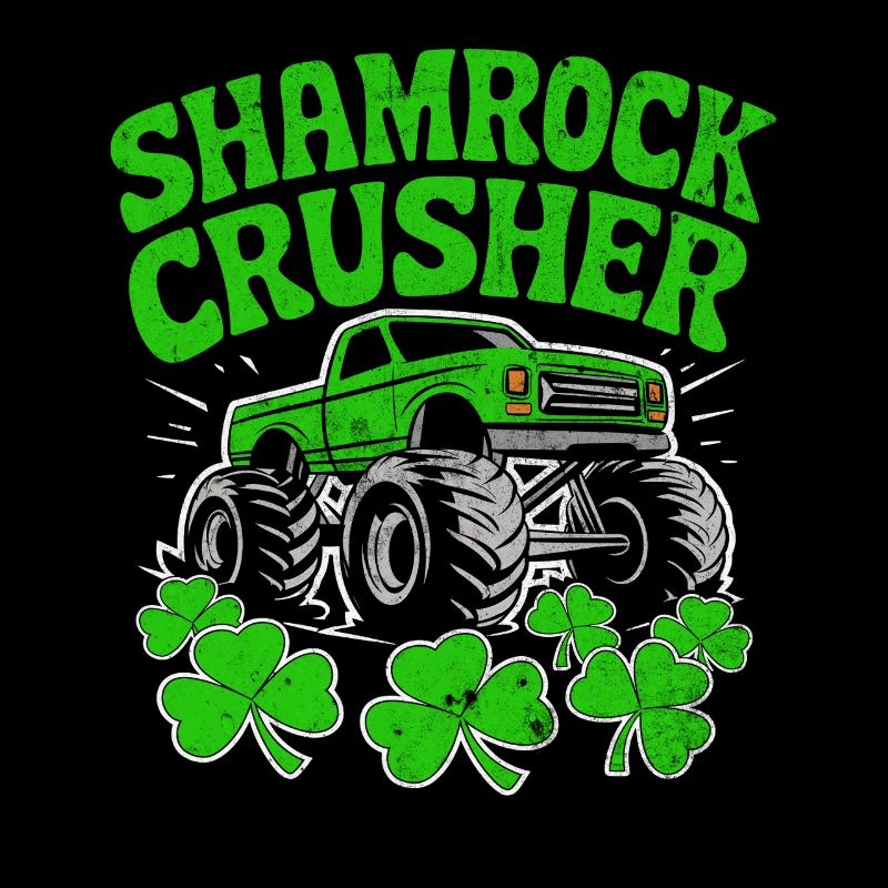 Skt Patricks Day Shamrock crusher