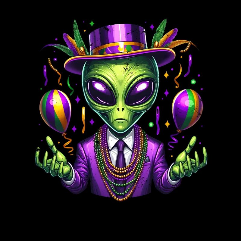 Mardi Gras Alien
