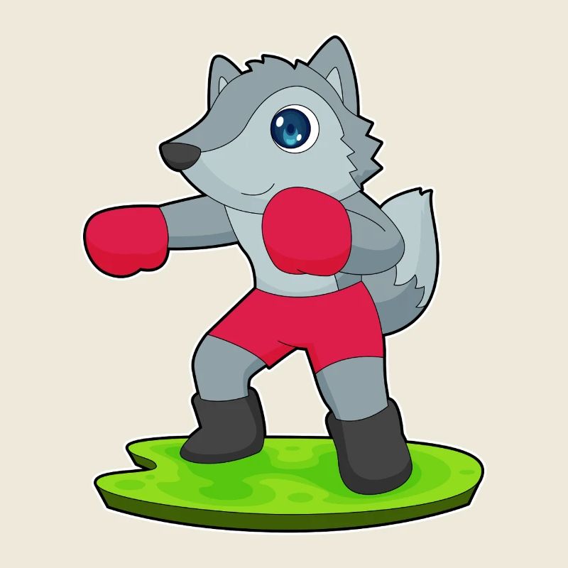 Wolf Boxer Boxhandschuhe Boxen