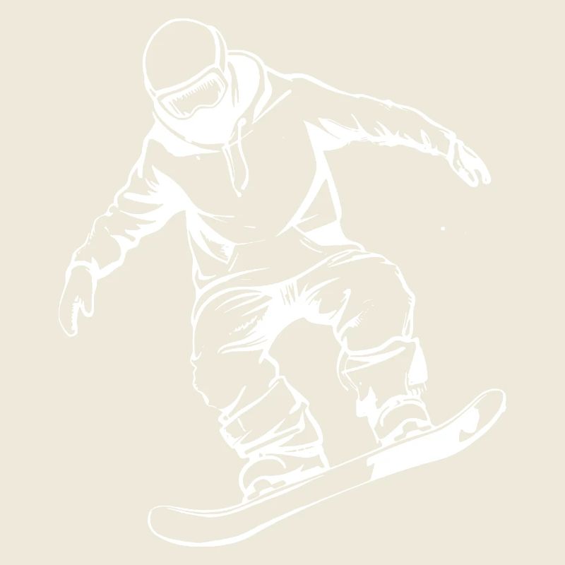 Snowboarder Drawing