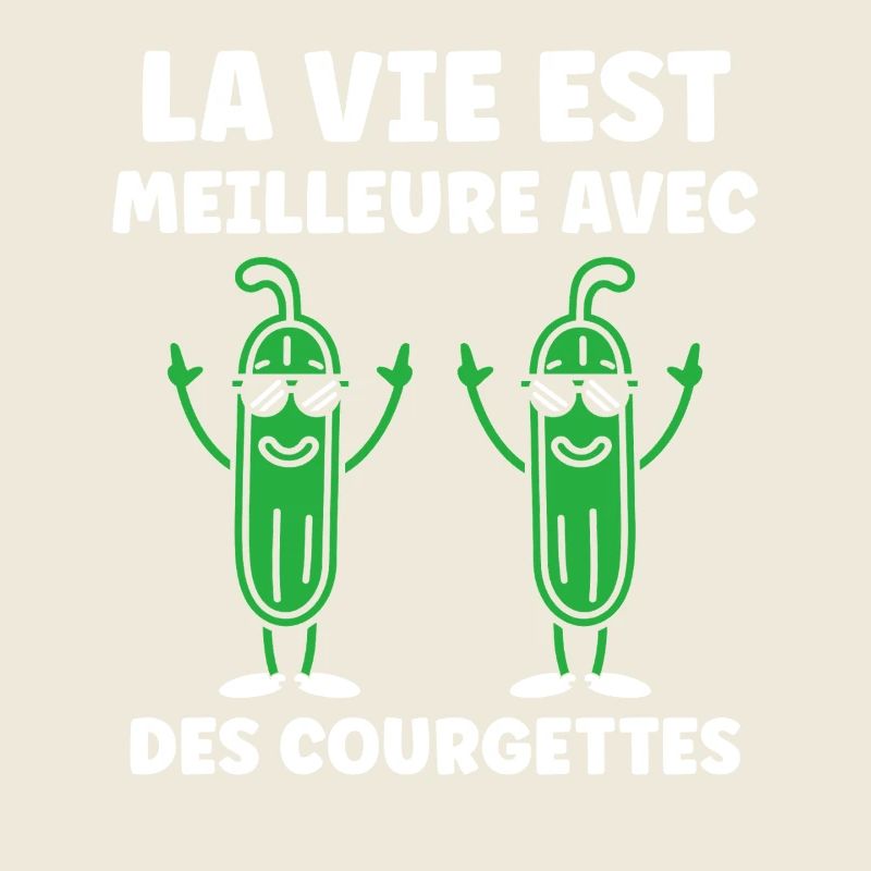 Humour Courgette